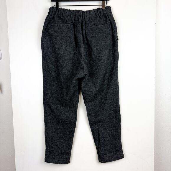 Sage De Cret Wool Blend Mens Slim Ankle Pull-On Pants Gray Japan - S - Picture 4 of 10